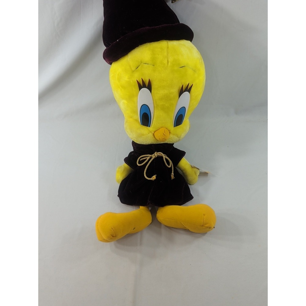 Tweety Bird Plush Rare Looney Tunes Wizard Stuffed Animal 30" Six Flags 2001 ▪️